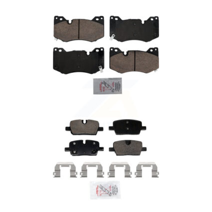 Front Rear Ceramic Disc Brake Pads Kit For Cadillac CT4 KNF-101990