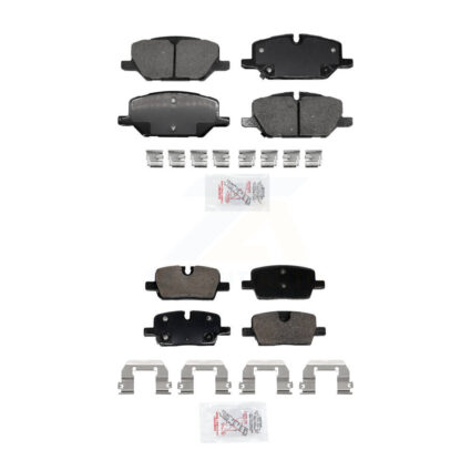 Front Rear Ceramic Disc Brake Pads Kit For Cadillac CT4 KNF-101991