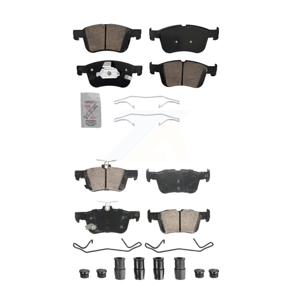 Front Rear Ceramic Disc Brake Pads Kit For Ford Escape Bronco Sport Maverick Lincoln KNF-101993