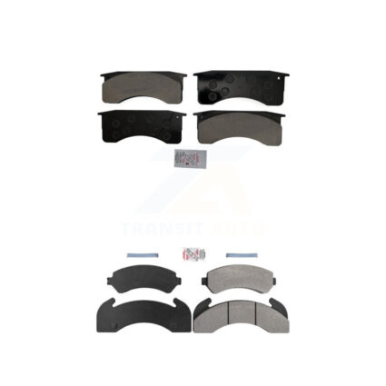 Front Rear Semi-Metallic Disc Brake Pads Kit For Chevrolet T6500 C60 Kodiak KNF-101995