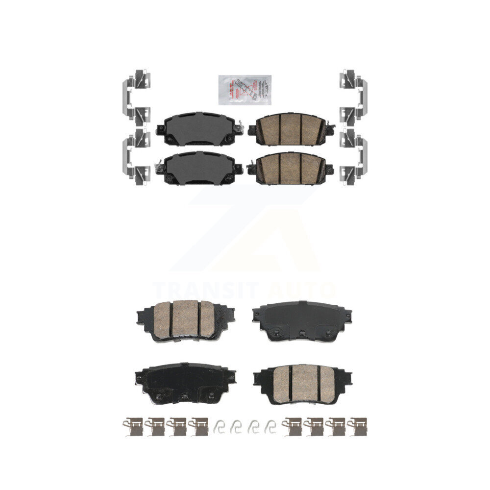 Front Rear Ceramic Disc Brake Pads Kit For 2021-2023 Nissan Kicks rear brakes KNF-101997