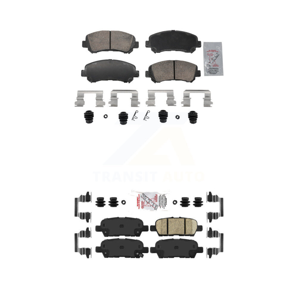 Front Rear Ceramic Disc Brake Pads Kit For Nissan Maxima Juke KNF-102002