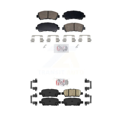 Front Rear Ceramic Disc Brake Pads Kit For Nissan Maxima Juke KNF-102003