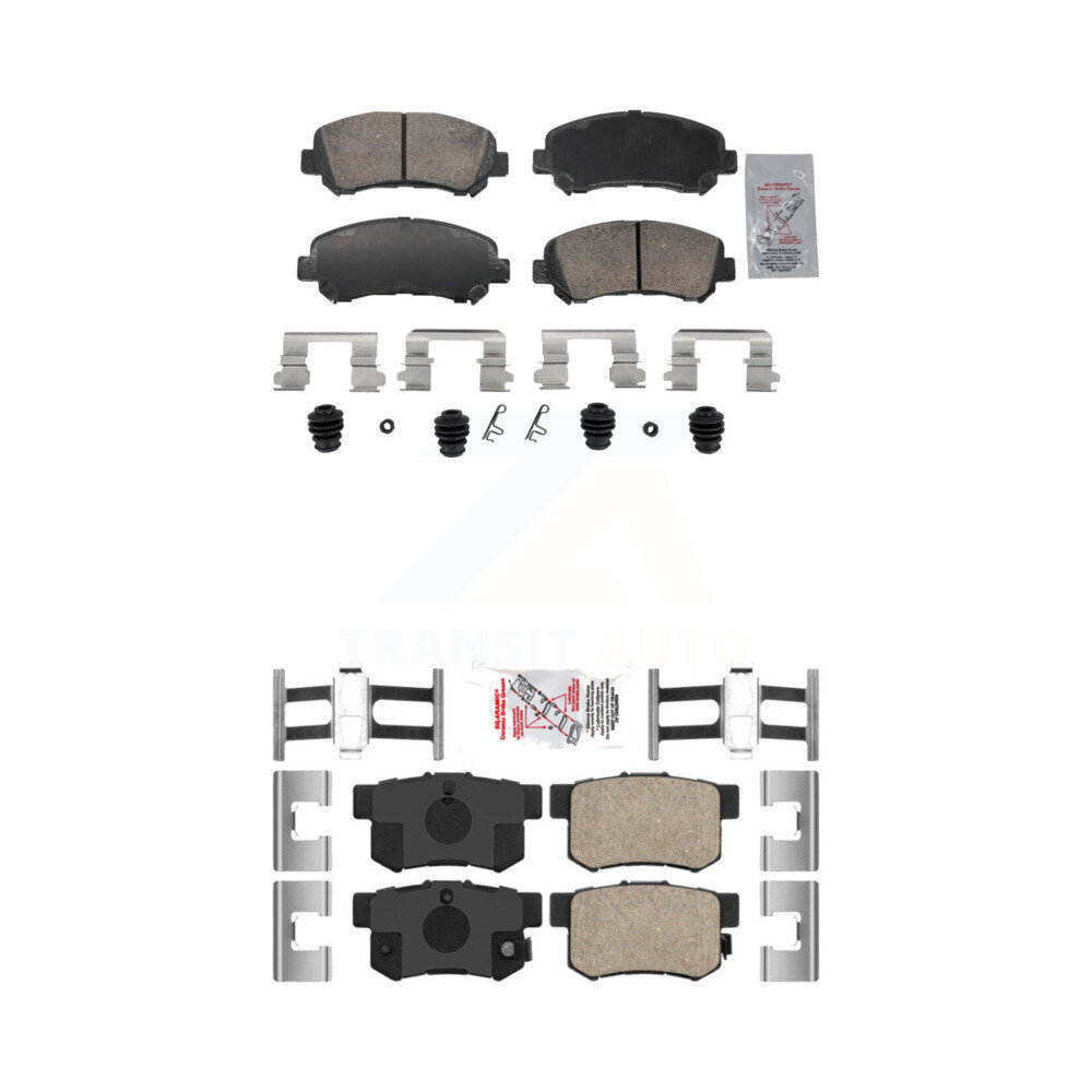 Front Rear Ceramic Disc Brake Pads Kit For 2010-2013 Suzuki Kizashi KNF-102014