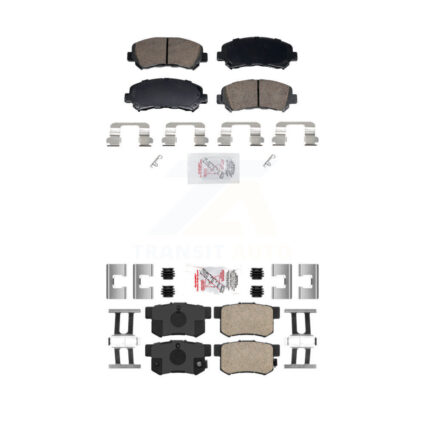 Front Rear Ceramic Disc Brake Pads Kit For 2010-2013 Suzuki Kizashi KNF-102015