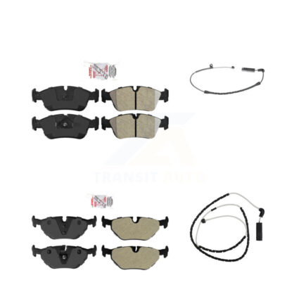 Front Rear Ceramic Disc Brake Pads And Wear Sensors Kit For BMW Z4 KNW-100042
