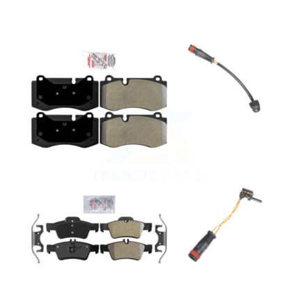 Front Rear Ceramic Brake Pads Wear Sensor Kit For Mercedes-Benz S550 S450 CL550 S400 S600 KNW-100063