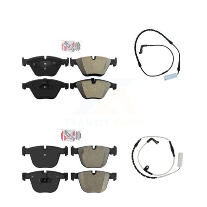 Front Rear Ceramic Brake Pad And Wear Sensor Kit For BMW 750i 750Li 745i 745Li 760Li 760i KNW-100078