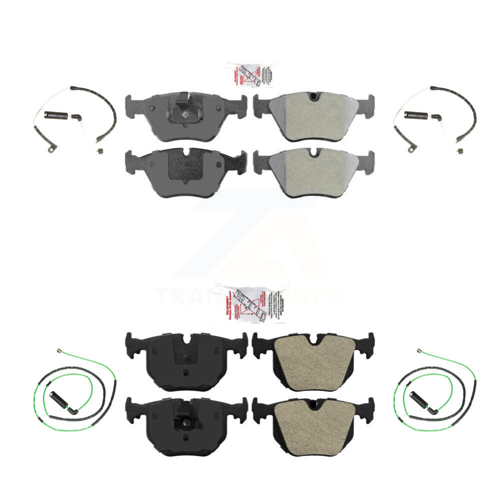 Front Rear Ceramic Disc Brake Pad Wear Sensor Kit For BMW Z4 M Roadster Coupe with 3.2L KNW-100211