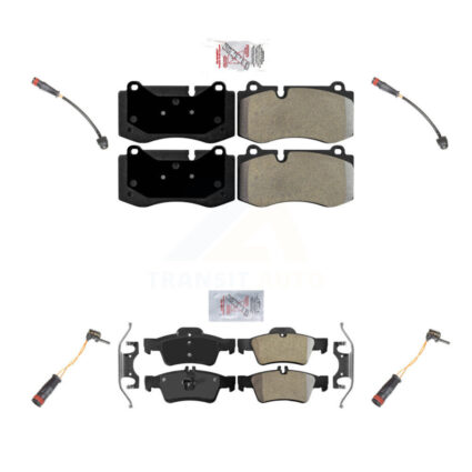 Front Rear Ceramic Brake Pads Wear Sensor Kit For Mercedes-Benz S550 S450 CL550 S400 S600 KNW-100323