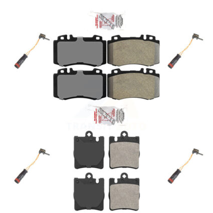Front Rear Ceramic Disc Brake Pad Wear Sensor Kit For Mercedes-Benz C230 SLK350 C320 C350 KNW-100331