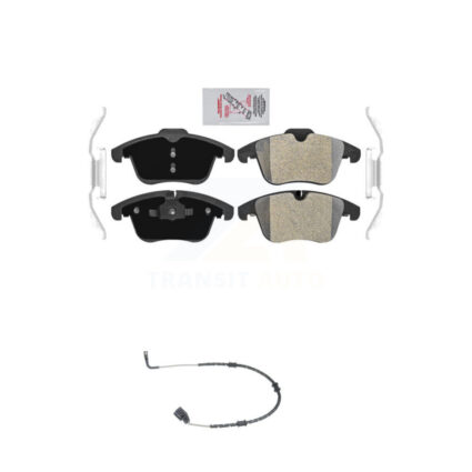 Front Ceramic Disc Brake Pads And Wear Sensors Kit For Jaguar XF KNW-100549