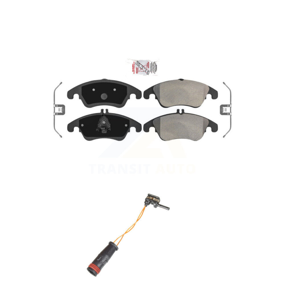 Front Ceramic Brake Pad & Wear Sensor Kit For Mercedes-Benz C300 E350 C350 E550 E250 E400 KNW-100577