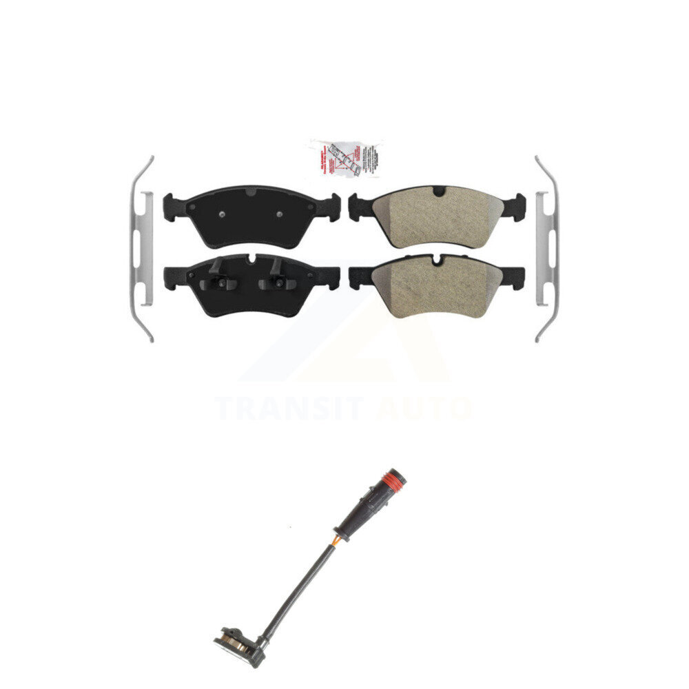 Front Ceramic Brake Pad Wear Sensor Kit For Mercedes-Benz ML350 R350 GL450 ML500 R500 G55 KNW-100582