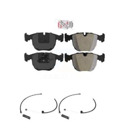 Front Ceramic Disc Brake Pads And Wear Sensors Kit For BMW X5 KNW-100770