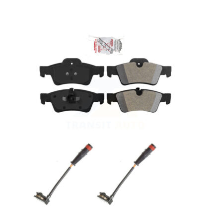 Rear Ceramic Brake Pad & Wear Sensor Kit For Mercedes-Benz ML350 R350 G63 AMG GL450 ML500 KNW-101102
