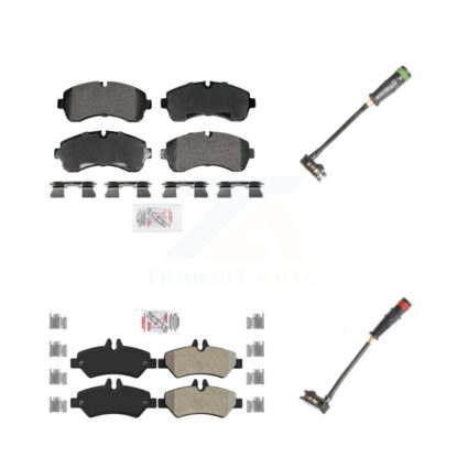 Front Rear Ceramic Disc Brake Pads And Wear Sensors Kit For Mercedes-Benz Sprinter 3500 KNW-101320
