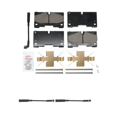 Front Ceramic Brake Pads Extra Wear Sensor Kit For GMC Chevrolet Silverado 1500 Sierra XL KNW-101345