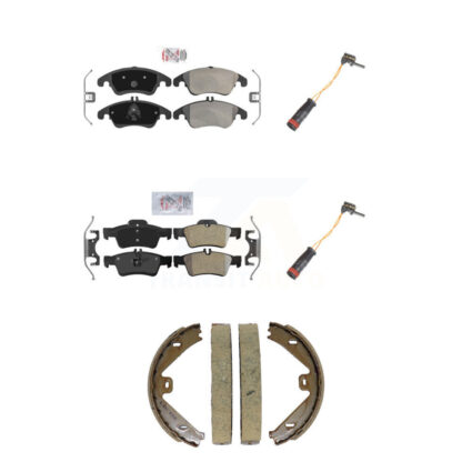 Front Rear Ceramic Brake Pad And Wear Sensor Kit (5Pc) For Mercedes-Benz E350 E250 CLS400 KNW-101445