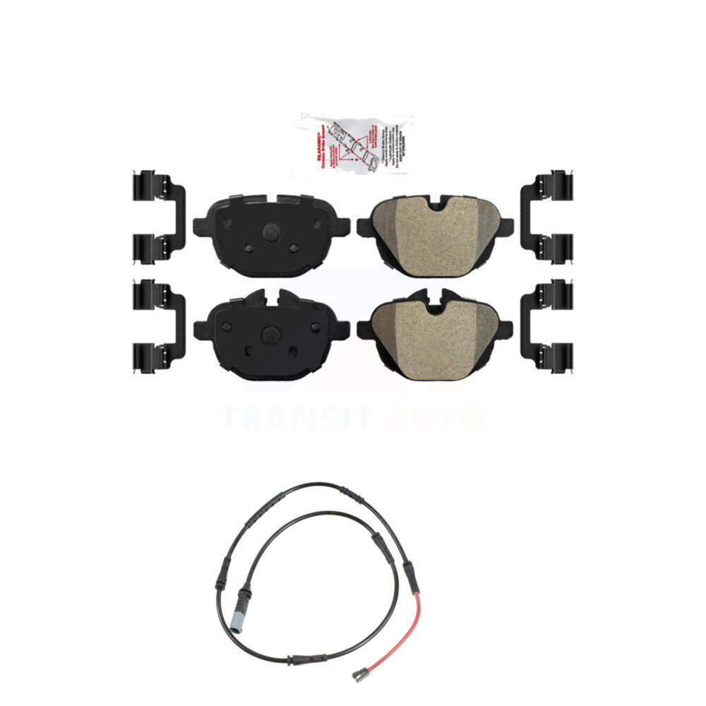 Rear Ceramic Disc Brake Pads And Wear Sensors Kit For BMW 528i xDrive 535d KNW-101483