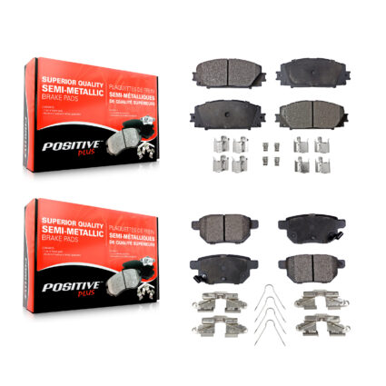 Front Rear Semi-Metallic Brake Pads Kit For Toyota Yaris KPF-100075