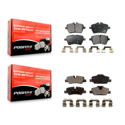 Front Rear Semi-Metallic Brake Pads Kit For Mini Cooper KPF-100086