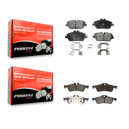 Front Rear Semi-Metallic Brake Pads Kit For Mini Cooper With 280mm Diameter Rotor KPF-100113