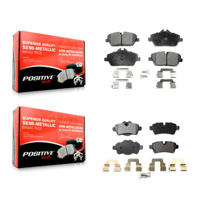 Front Rear Semi-Metallic Brake Pads Kit For Mini Cooper With 280mm Diameter Rotor KPF-100114