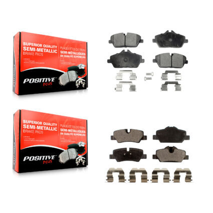 Front Rear Semi-Metallic Brake Pads Kit For Mini Cooper KPF-100115