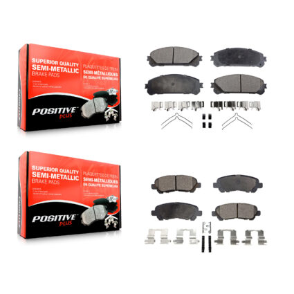 Front Rear Semi-Metallic Brake Pads Kit For Toyota Highlander KPF-100119
