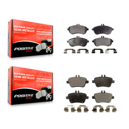 Front Rear Semi-Metallic Brake Pads Kit For Mercedes-Benz SLK250 Without Sport Package KPF-100131