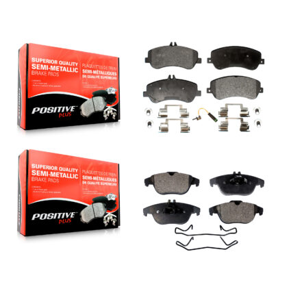Front Rear Semi-Metallic Brake Pads Kit For Mercedes-Benz GLK350 GLK250 KPF-100165