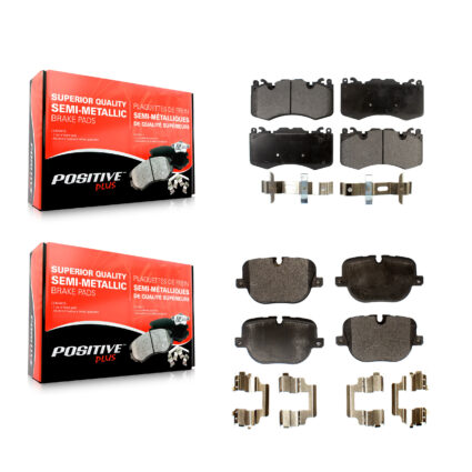 Front Rear Semi-Metallic Brake Pads Kit For Land Rover Range Sport Supercharged KPF-100183