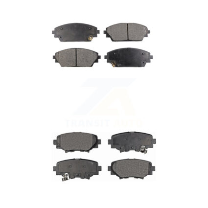 Front Rear Semi-Metallic Brake Pads Kit For Mazda 3 Sport KPF-100268