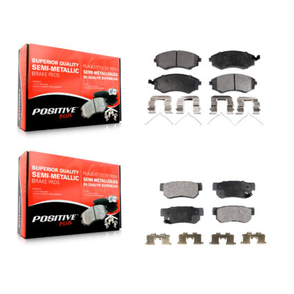 Front Rear Semi-Metallic Brake Pads Kit For Hyundai Sonata Kia Optima Magentis KPF-100334