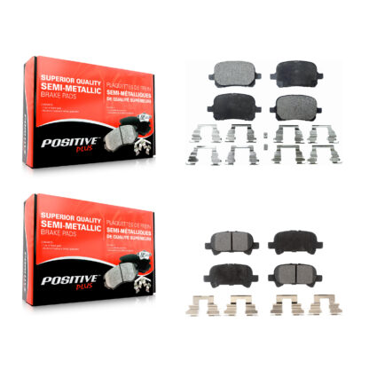 Front Rear Semi-Metallic Brake Pads Kit For Toyota Camry Solara Avalon KPF-100337