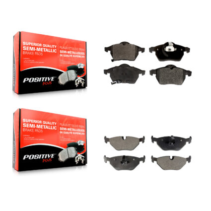 Front Rear Semi-Metallic Brake Pads Kit For Saab 9-5 KPF-100371