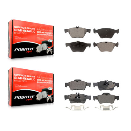 Front Rear Semi-Metallic Brake Pads Kit For Mercedes-Benz E350 E320 E300 KPF-100389