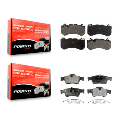 Front Rear Semi-Metallic Brake Pads Kit For Mercedes-Benz G63 AMG G65 KPF-100461