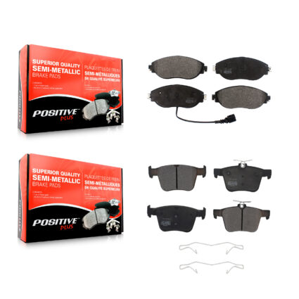 Front Rear Semi-Metallic Brake Pads Kit For Volkswagen Tiguan Jetta Audi Q3 Golf R Arteon KPF-100471