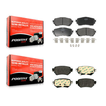 Front Rear Semi-Metallic Brake Pads Kit For Mazda 6 KPF-100500