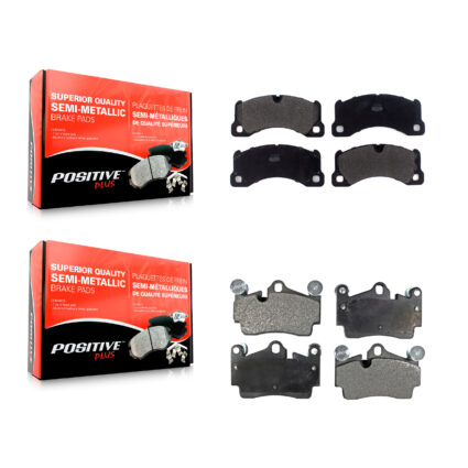 Front Rear Semi-Metallic Brake Pads Kit For Porsche Cayenne KPF-100518