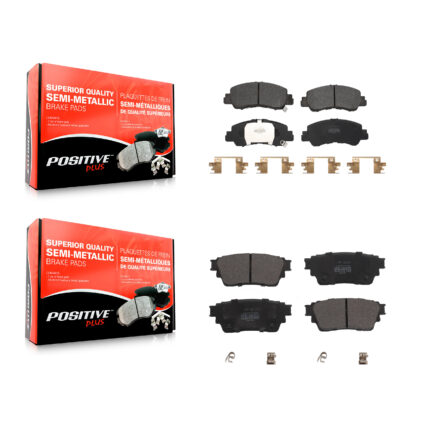 Front Rear Semi-Metallic Brake Pads Kit For Mitsubishi Eclipse Cross KPF-100620