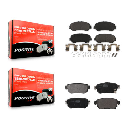 Front Rear Semi-Metallic Brake Pads Kit For Nissan Rogue Sport Qashqai KPF-100623