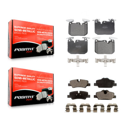 Front Rear Semi-Metallic Brake Pads Kit For Mini Cooper KPF-100683