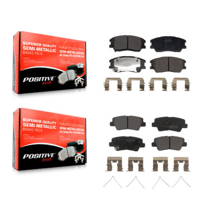 Front Rear Semi-Metallic Brake Pads Kit For Kia Soul EV KPF-100717
