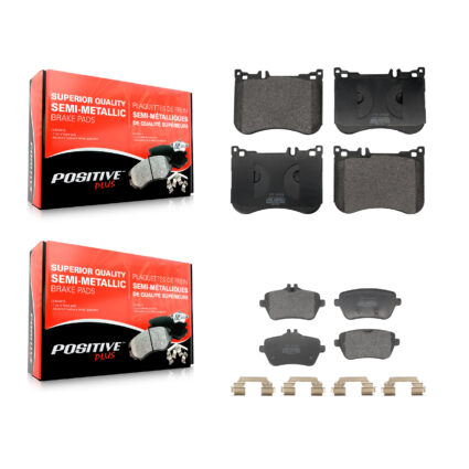 Front Rear Semi-Metallic Brake Pads Kit For Mercedes-Benz S550 S560 SL550 S450 Maybach KPF-100725
