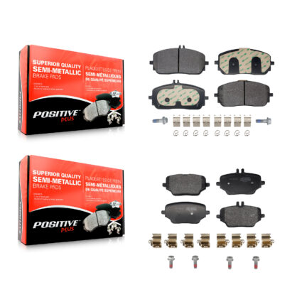 Front Rear Semi-Metallic Brake Pads Kit For Mercedes-Benz GLE350 KPF-100758