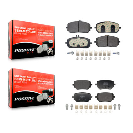 Front Rear Semi-Metallic Brake Pads Kit For Mercedes-Benz GLB250 GLA250 EQB 350 300 KPF-100759