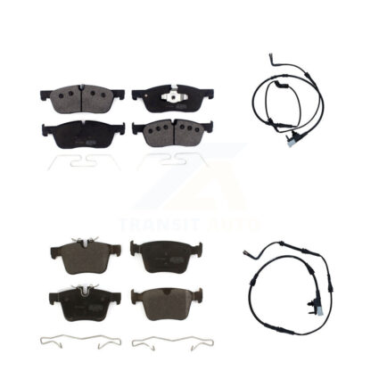 Front Rear Semi-Metallic Disc Brake Pads & Wear Sensor Kit For Land Rover Discovery Sport KPW-100001